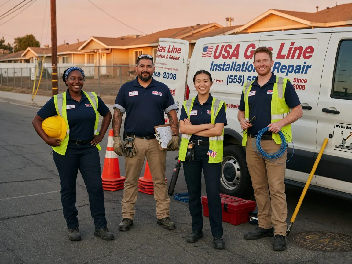 Gas Line Installation company in Burnham, PA